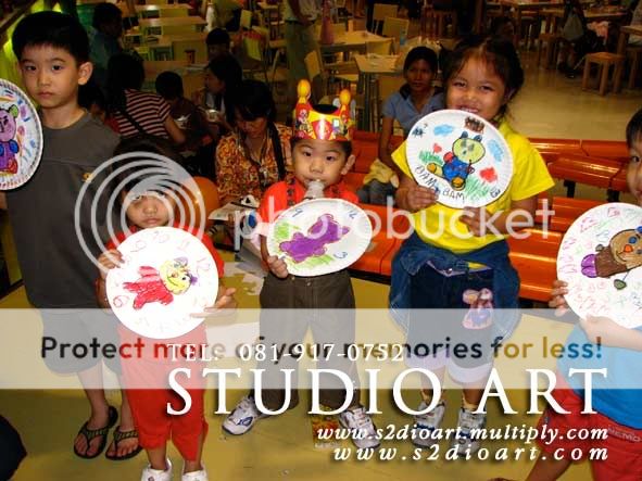 จัดกิจกรรมสอนศิลปะเด็ก ที่ห้างเอ็มโพเรียม